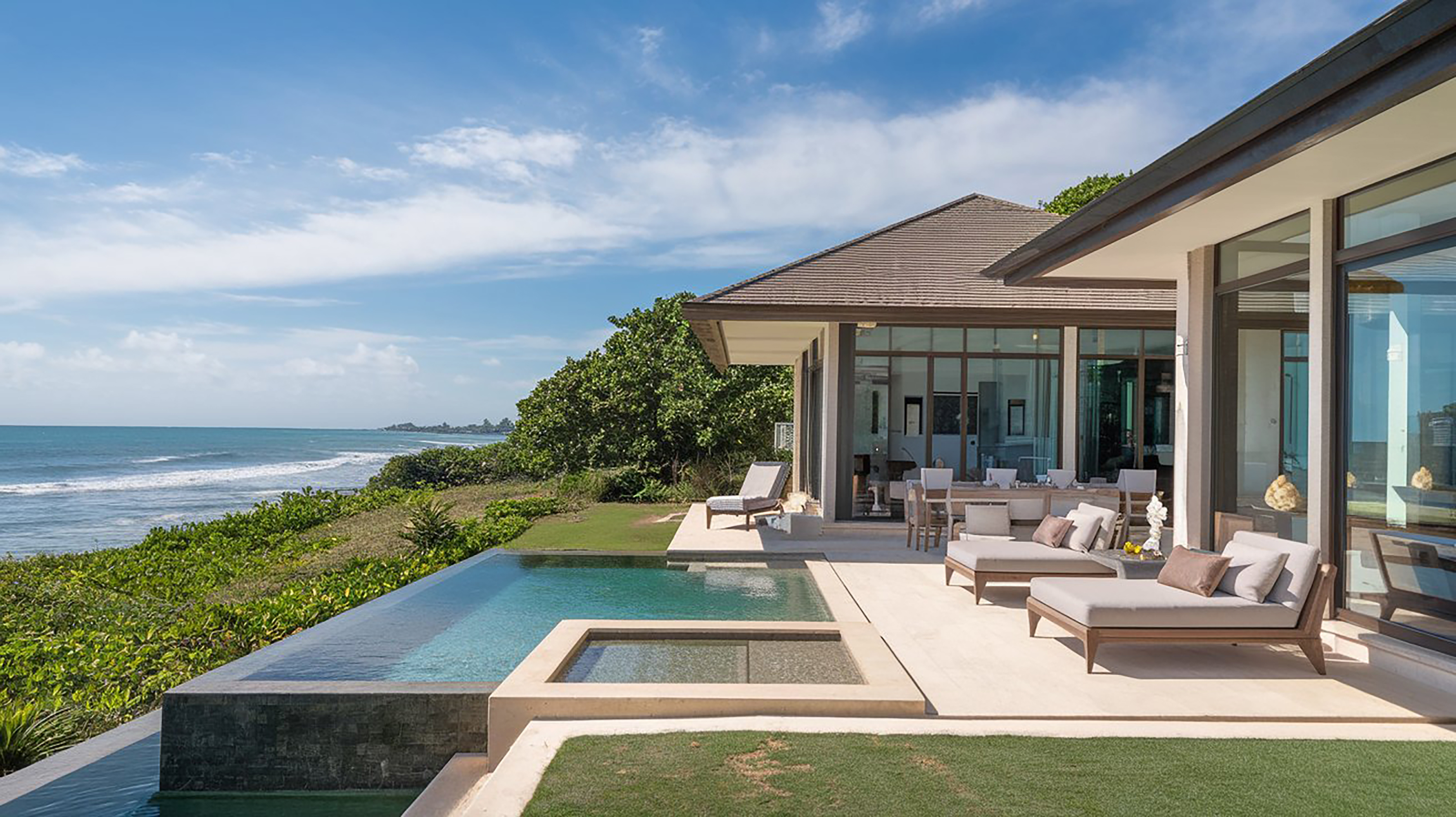 home has swimming pool view ocean